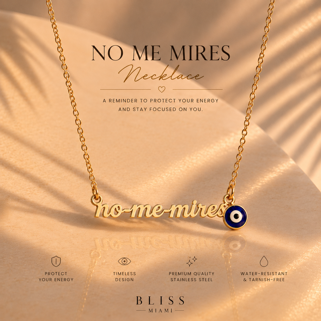 NO ME MIRES Necklace ✨ | 18K Gold Plated Evil Eye Necklace | Miami Luxury Jewelry