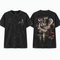 See You In The Fog Acid Wash Tee