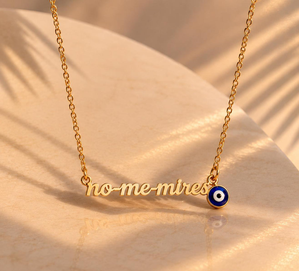 NO ME MIRES Necklace ✨ | 18K Gold Plated Evil Eye Necklace | Miami Luxury Jewelry