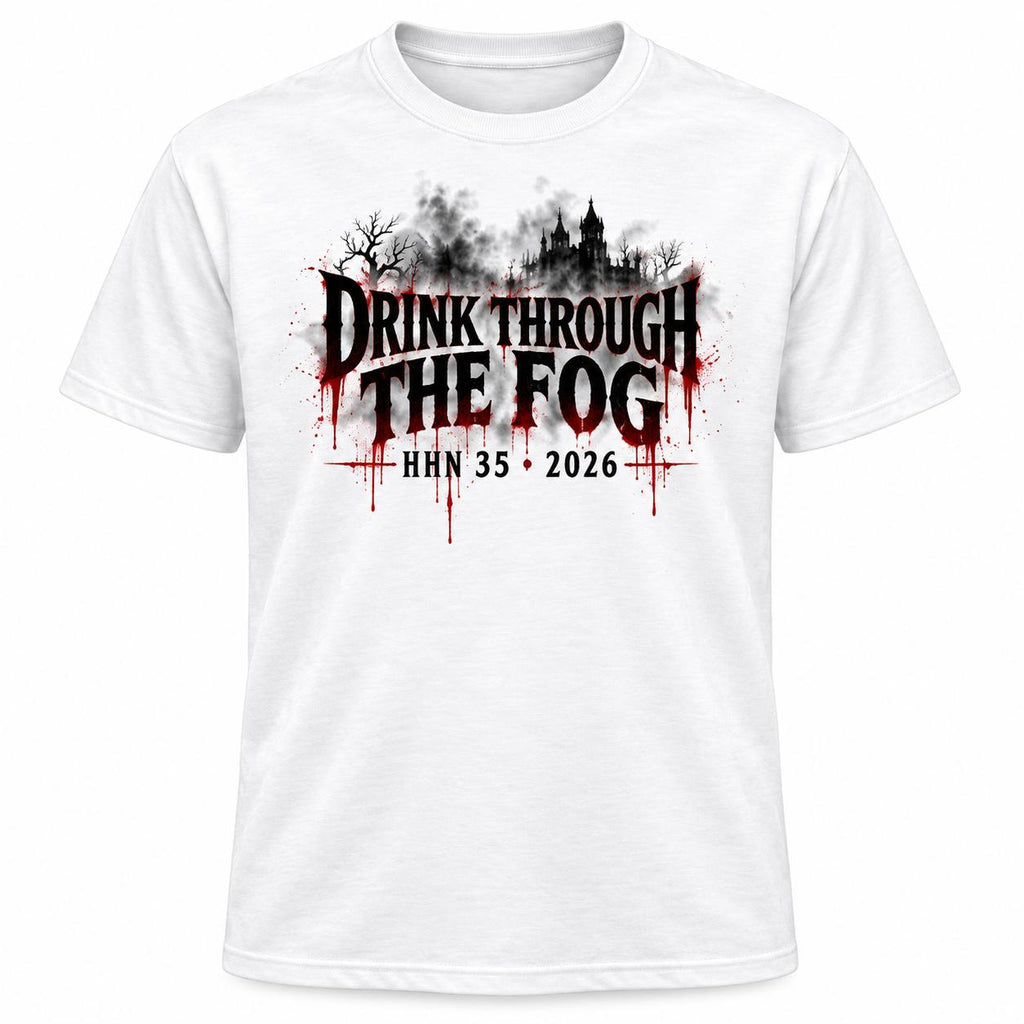 Halloween Horror Nights 2026 Drink Through the Fog Tee