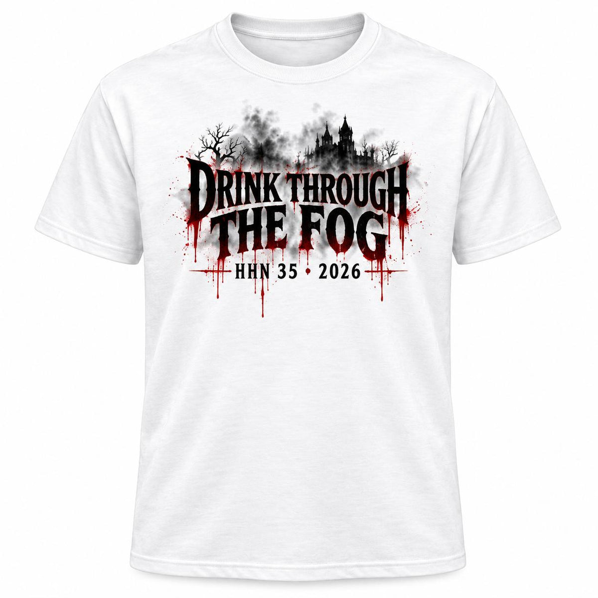 Halloween Horror Nights 2026 Drink Through the Fog Tee